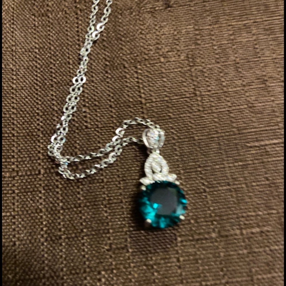 NWT faux London blue.  FINAL PRICE
